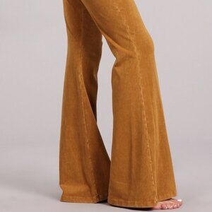 Chatoyant Mineral Wash Bell Bottoms Butterscotch Small
